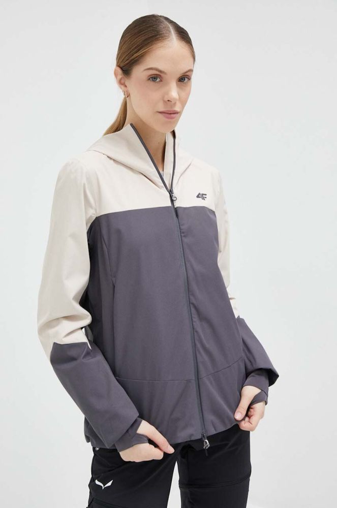 Куртка outdoor 4F колір сірий (3098989)