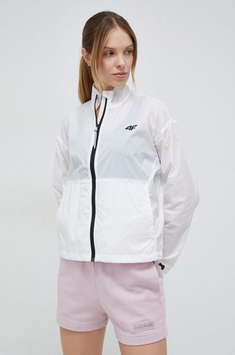 Куртка 4F жіноча колір білий перехідна