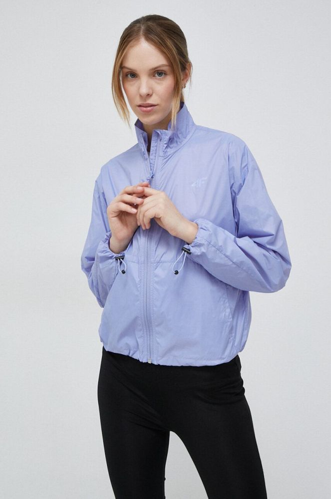 Куртка 4F жіноча колір фіолетовий перехідна (3099001)