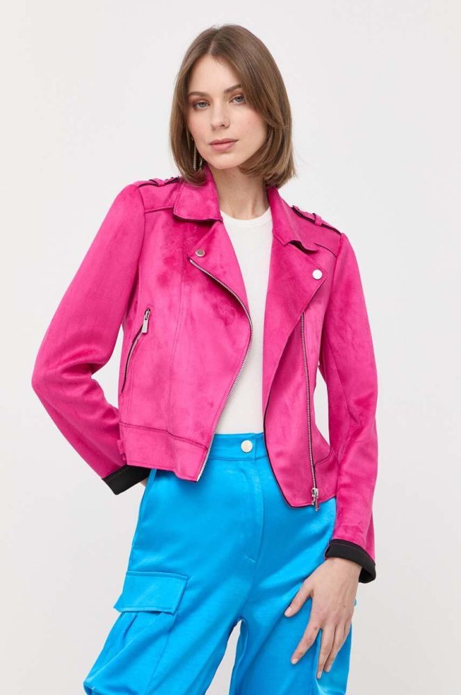 Куртка Morgan жіноча колір рожевий перехідна (3150854)