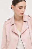 Куртка Morgan жіноча колір рожевий перехідна (3294893)