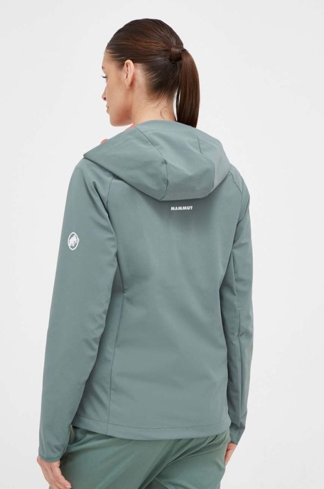 Куртка outdoor Mammut Ultimate Comfort SO колір зелений фото 3