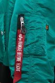 Куртка Alpha Industries MA-1 BOXY WMN жіноча колір зелений перехідна