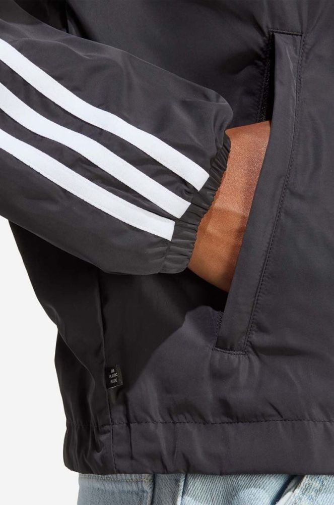 Куртка adidas Originals жіноча колір чорний перехідна IC5478-black фото 5
