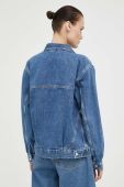 Джинсова куртка Marc O'Polo DENIM жіноча перехідна oversize колір блакитний