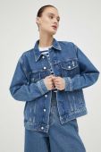 Джинсова куртка Marc O'Polo DENIM жіноча перехідна oversize колір блакитний