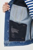 Джинсова куртка Marc O'Polo DENIM жіноча перехідна oversize колір блакитний