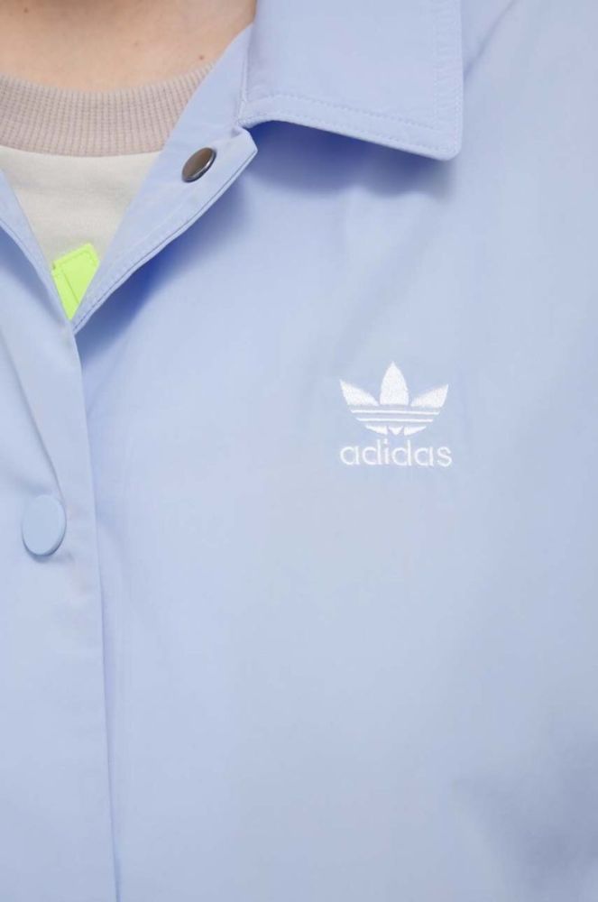 Куртка adidas Originals жіноча перехідна колір блакитний (3288743) фото 5