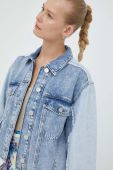 Джинсова куртка 2NDDAY жіноча перехідна oversize колір блакитний