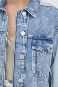 Джинсова куртка 2NDDAY жіноча перехідна oversize колір блакитний