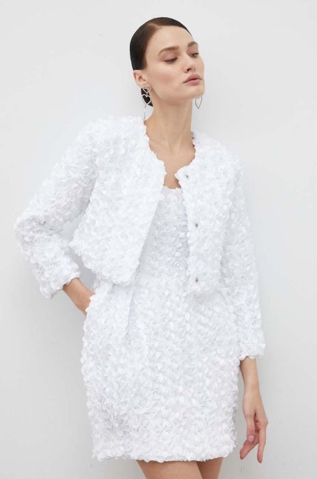 Піджак Rotate жіноча колір білий однобортний