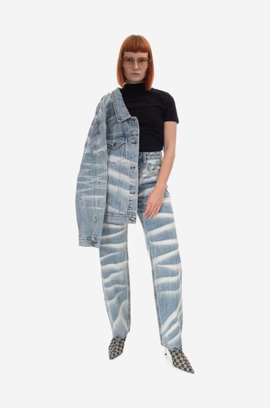 Джинсова куртка KSUBI жіноча перехідна oversize WPS23JK006-DENIM колір блакитний фото 2