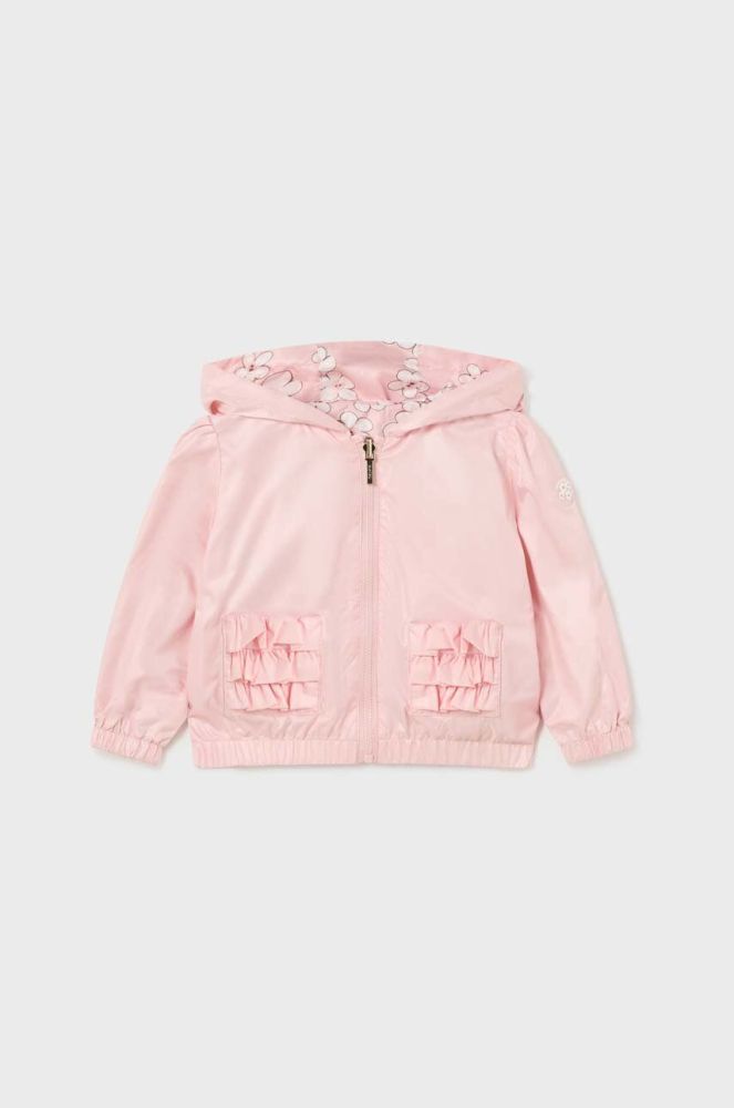 Двостороння дитяча куртка Mayoral колір рожевий (2984308)