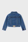 Дитяча джинсова куртка Mayoral колір синій