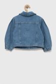 Дитяча джинсова куртка United Colors of Benetton колір блакитний (3173677)