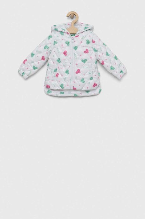 Дитяча куртка United Colors of Benetton колір білий (3044623)