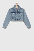 Дитяча джинсова куртка Sisley колір блакитний (3327048)