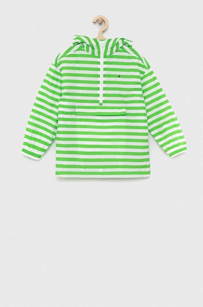 Дитяча куртка Tommy Hilfiger колір зелений (3103407)
