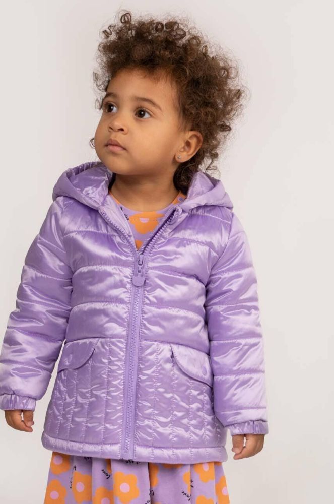 Куртка для немовлят Coccodrillo колір фіолетовий