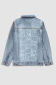 Дитяча джинсова куртка Coccodrillo колір блакитний (3224575)