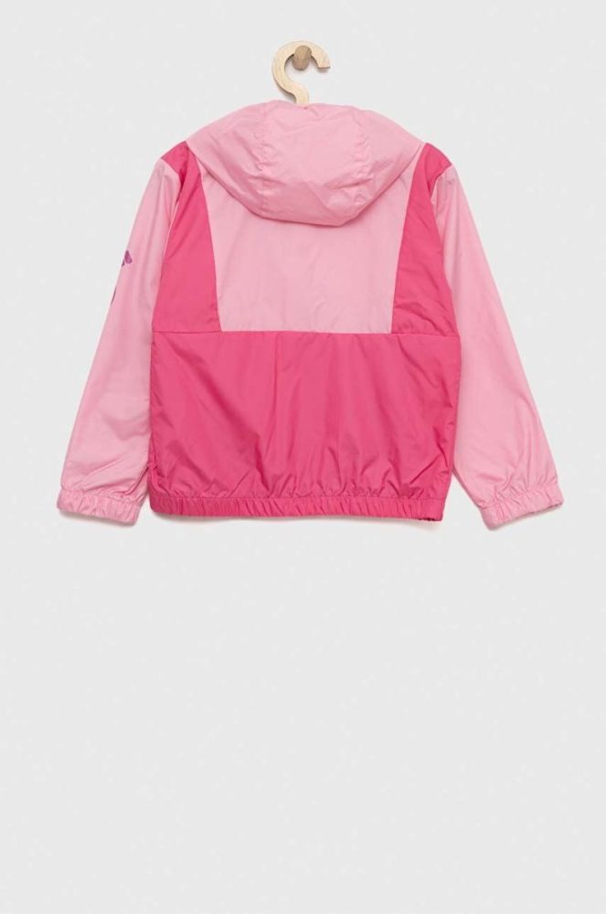 Дитяча куртка Columbia Lily Basin Jacket колір рожевий фото 2