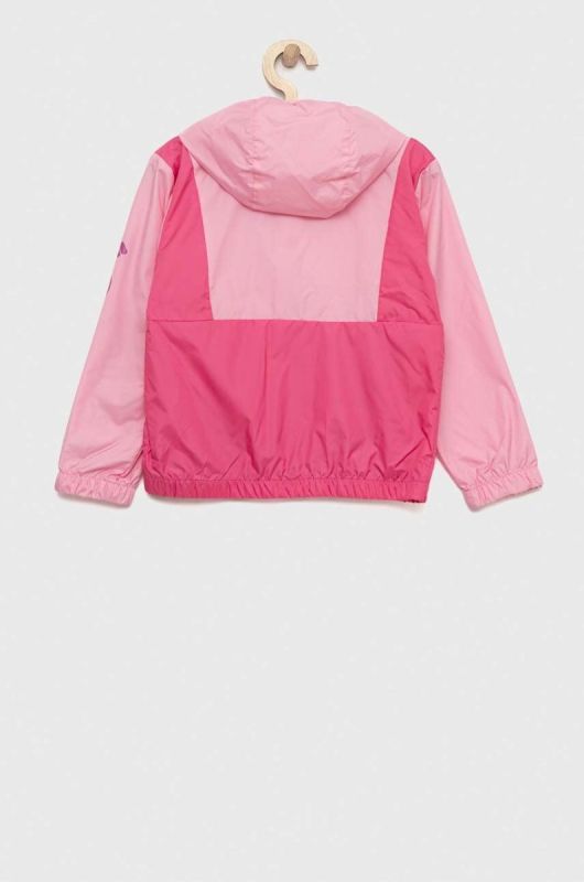 Дитяча куртка Columbia Lily Basin Jacket колір рожевий фото 2