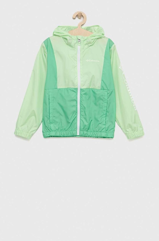 Дитяча куртка Columbia Lily Basin Jacket колір зелений