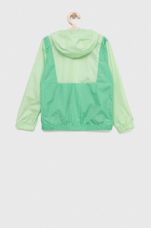 Дитяча куртка Columbia Lily Basin Jacket колір зелений фото 2
