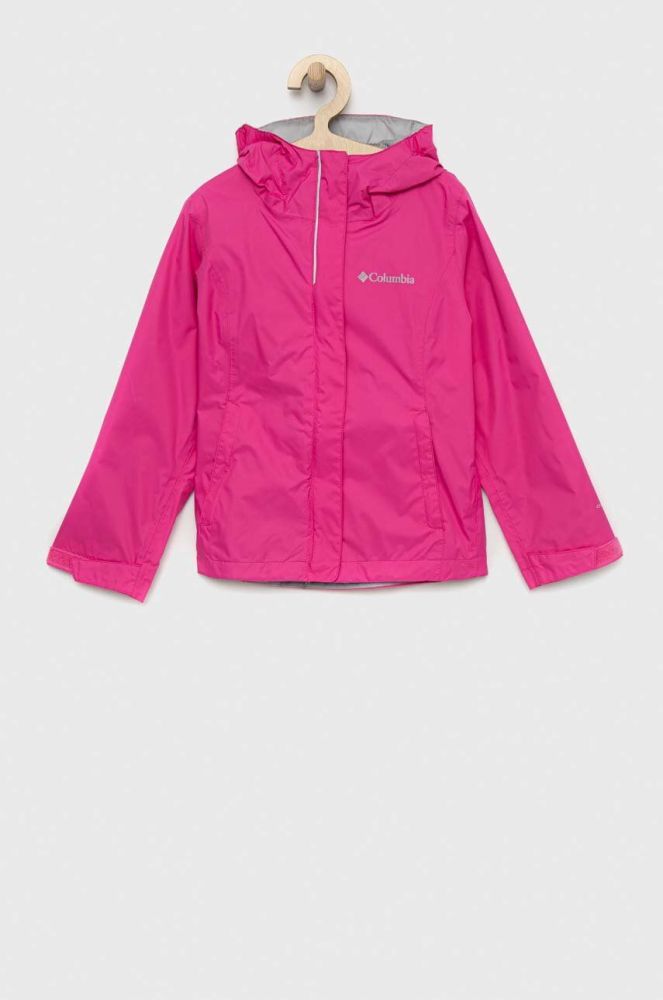Дитяча куртка Columbia Arcadia Jacket колір рожевий
