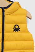 Дитяча безрукавка United Colors of Benetton колір жовтий (3211377)