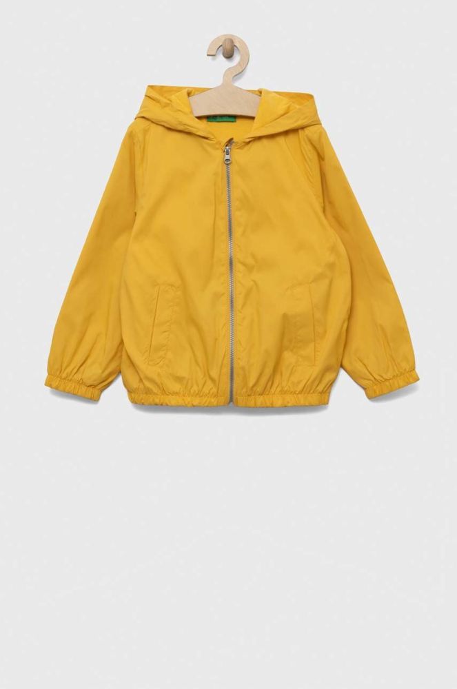 Дитяча куртка United Colors of Benetton колір жовтий (3204841)