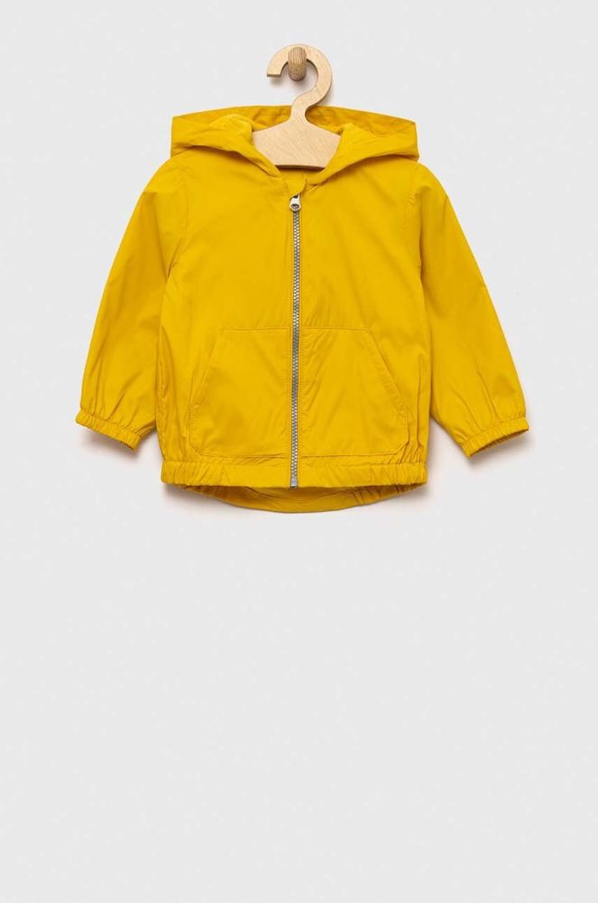 Дитяча куртка United Colors of Benetton колір жовтий (3229521)