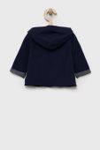 Кофта для немовлят United Colors of Benetton колір синій з капюшоном однотонна (3150866) Кофта для немовлят United Colors of Benetton колір синій з капюшоном однотонна (3150866)