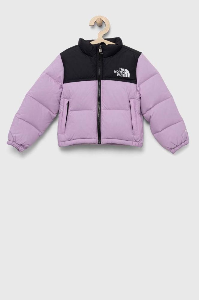 Дитяча пухова куртка The North Face колір фіолетовий (3216632)
