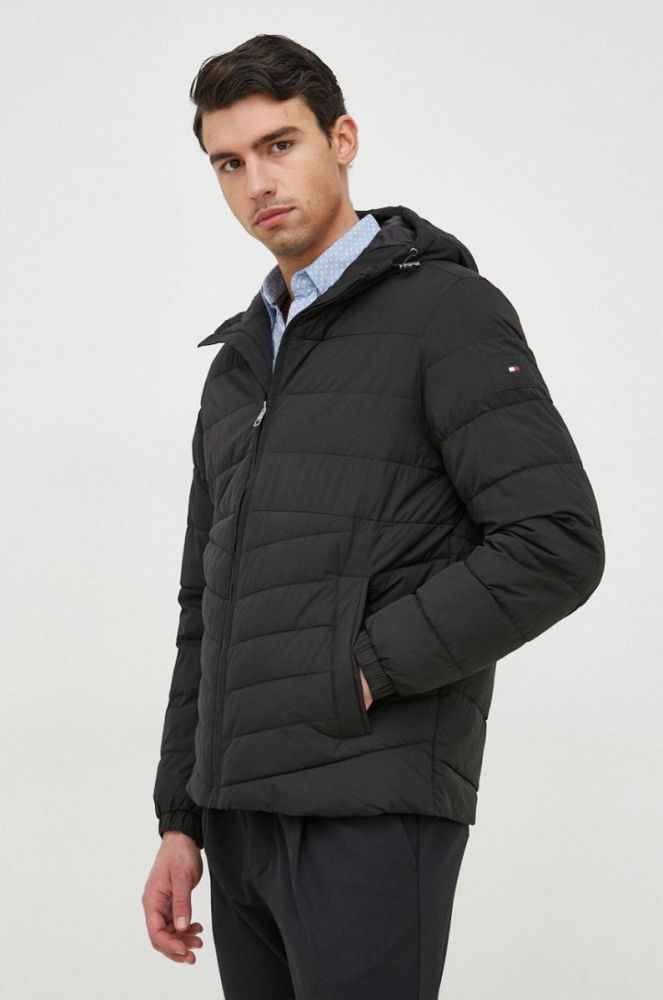 Куртка Tommy Hilfiger чоловіча колір чорний перехідна (2837189) фото 4