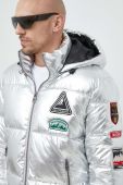 Куртка Guess чоловіча колір срібний зимова (3003846)