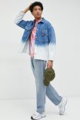 Джинсова куртка Tommy Jeans чоловіча перехідна колір блакитний (2957472)