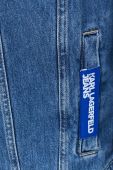 Джинсова куртка Karl Lagerfeld Jeans чоловіча перехідна колір блакитний