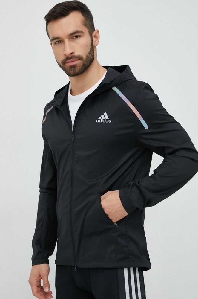 Куртка adidas Performance чоловіча колір чорний перехідна (2845720)