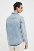 Джинсова куртка Tiger Of Sweden чоловіча перехідна колір блакитний