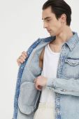 Джинсова куртка Tiger Of Sweden чоловіча перехідна колір блакитний