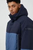 Спортивна пухова куртка adidas TERREX Myshelter колір блакитний Спортивна пухова куртка adidas TERREX Myshelter колір блакитний