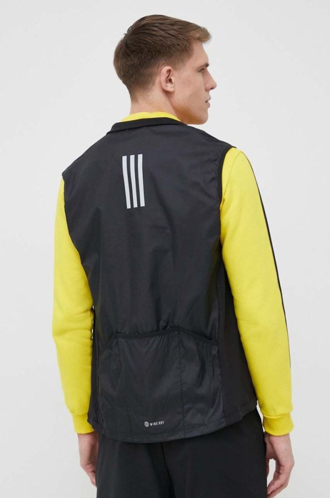 Спортивна безрукавка adidas Performance Own the Run колір чорний перехідна фото 3