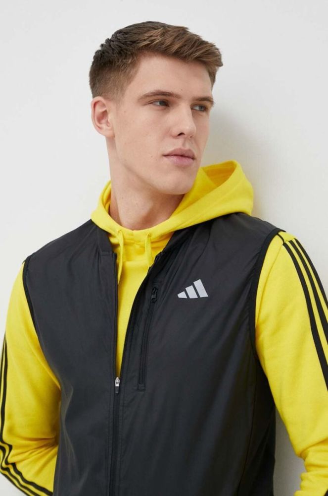 Спортивна безрукавка adidas Performance Own the Run колір чорний перехідна фото 4
