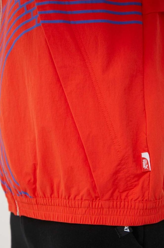 Куртка Puma чоловіча колір помаранчевий перехідна фото 6