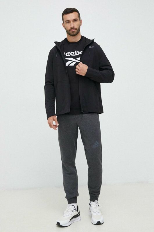 Вітровка Reebok Performance колір чорний перехідна фото 2