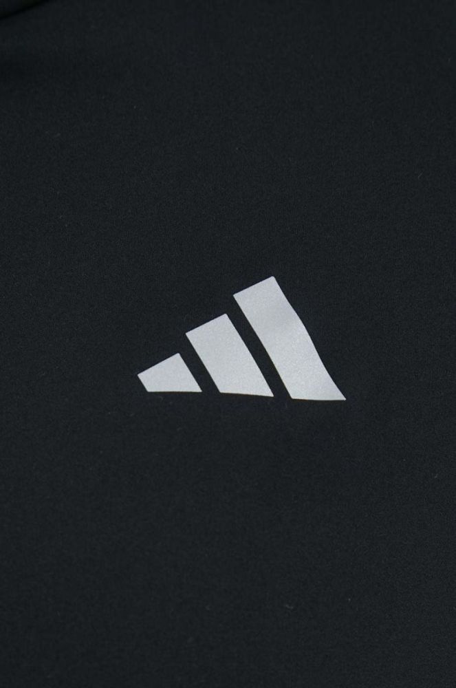 Бігова куртка adidas Performance Own the Run Seasonal колір чорний перехідна фото 5