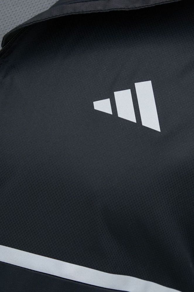 Бігова куртка adidas Performance Own the Run колір чорний перехідна фото 4