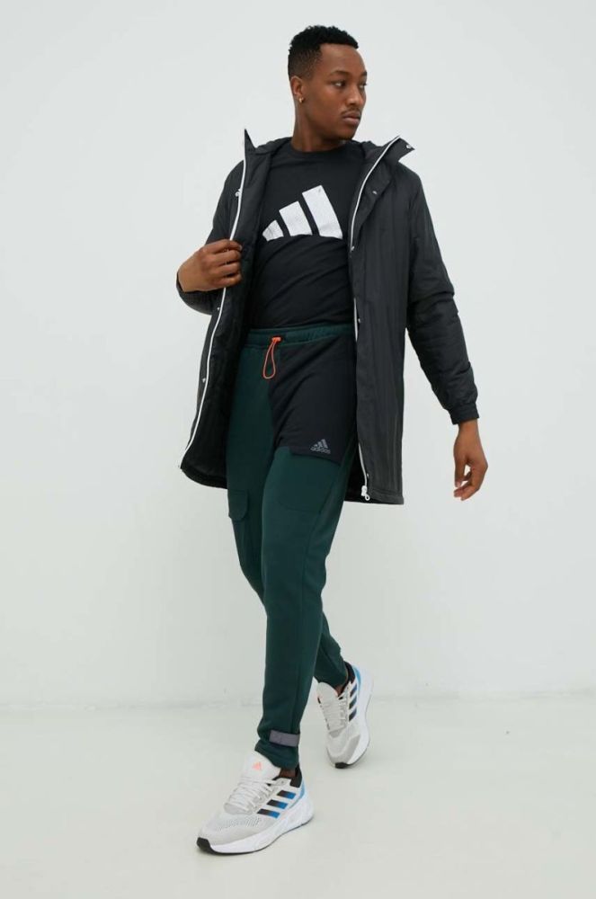 Куртка adidas Performance чоловіча колір чорний перехідна (2957499) фото 2