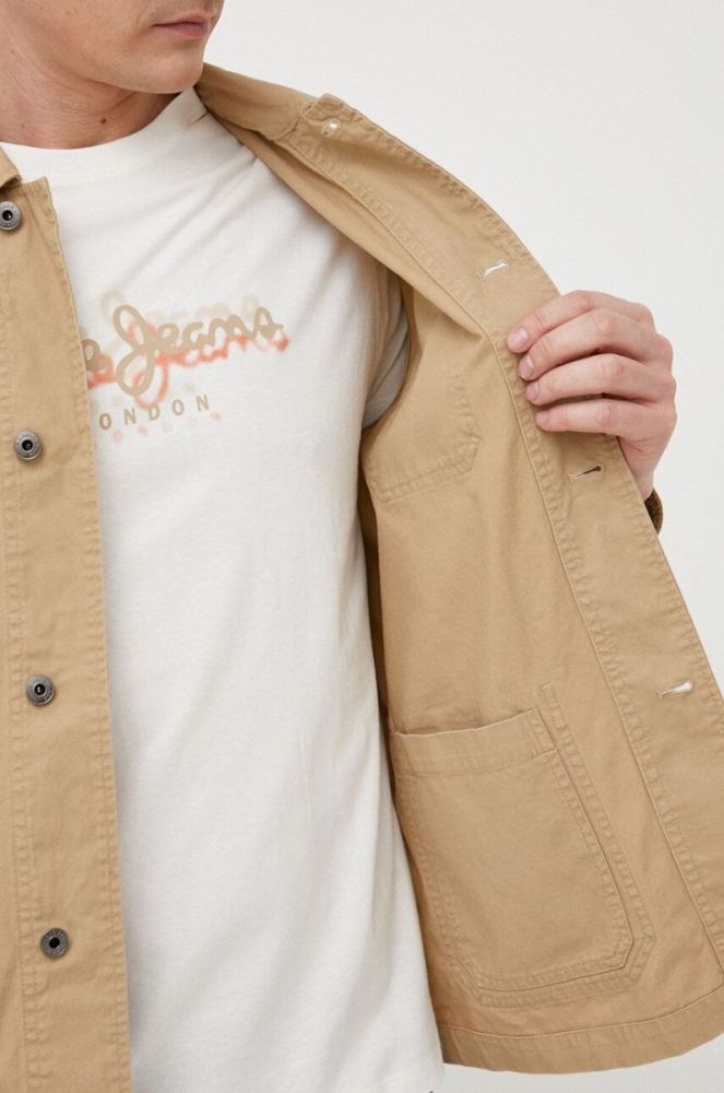 Куртка Pepe Jeans чоловіча колір бежевий перехідна (3170325) фото 6